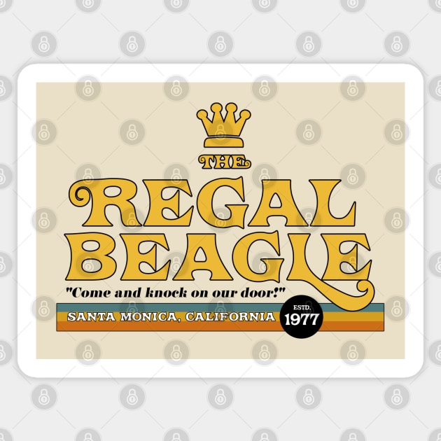 The Regal Beagle Sticker by Screen Break